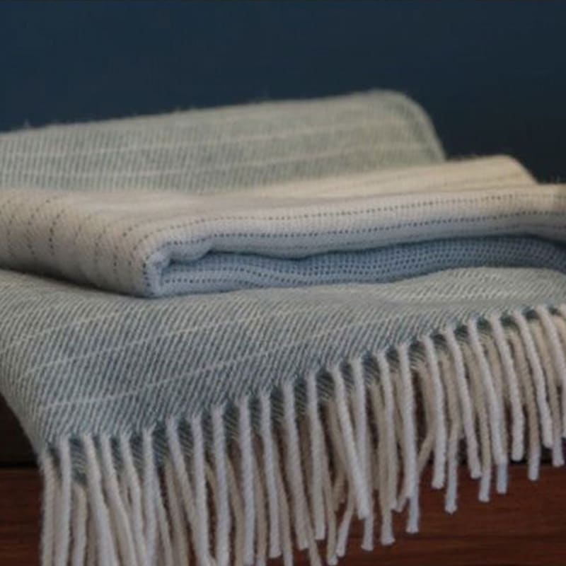 Twill throws and blankets
